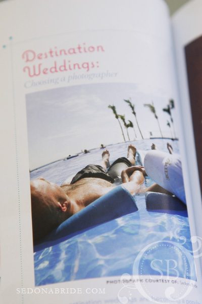 Destination wedding published image