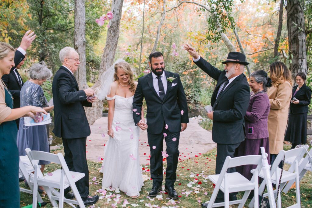 L'Auberge elopement wedding in Sedona.