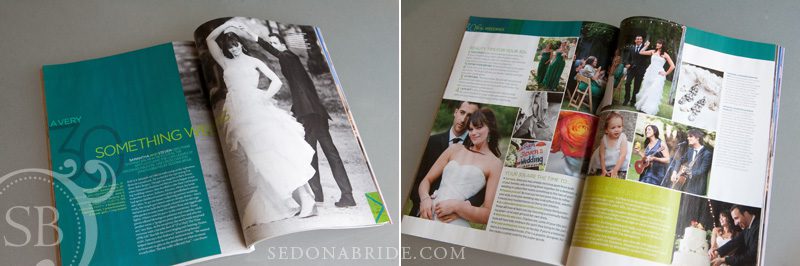 Brides magazine wedding feature