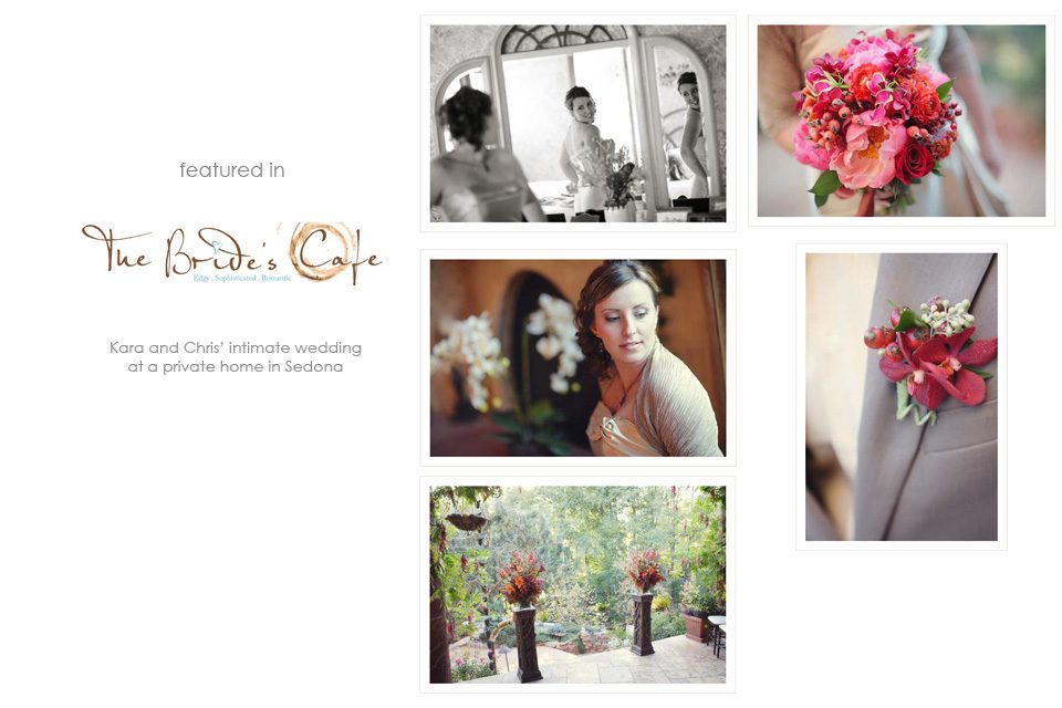 The Bride's Cafe wedding blog feature