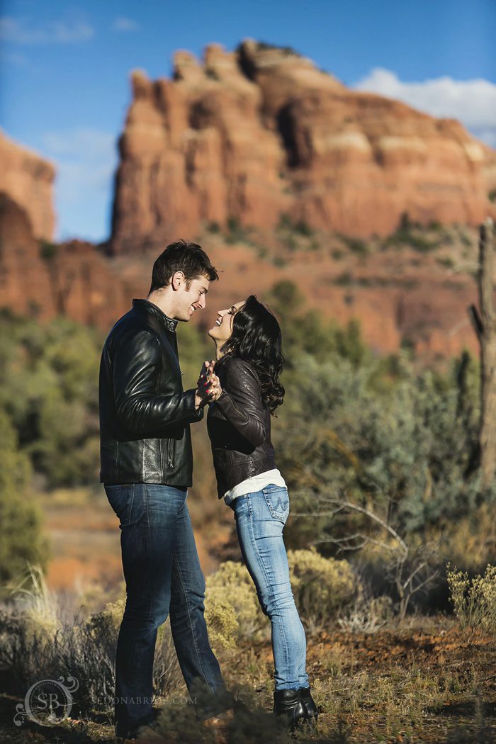 Engagement session in Sedona