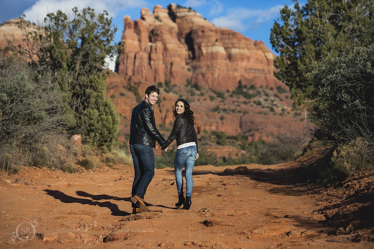 Engagement session in Sedona photography
