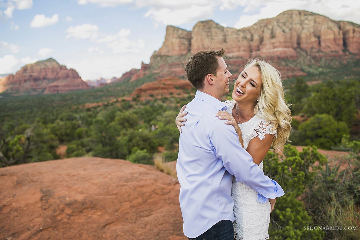 engagement session at Bell Rock