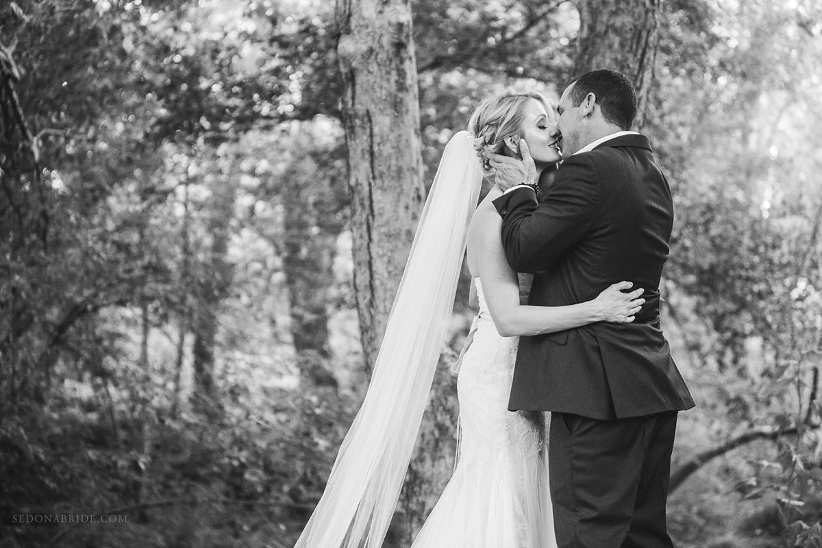 first kiss as husband and wife