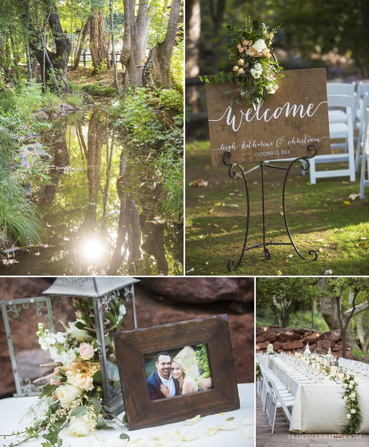 Sedona wedding details