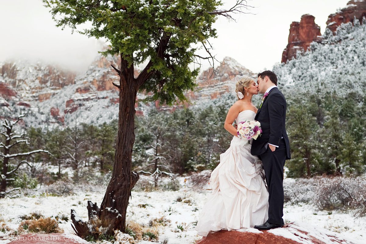Sedona Arizona Winter Wedding Photography 2016