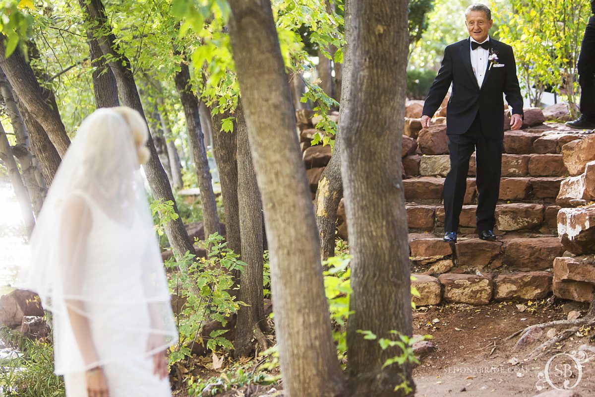 Sedona chapel wedding ~ Anita and Armand's wedding in Sedona - The first meeting!