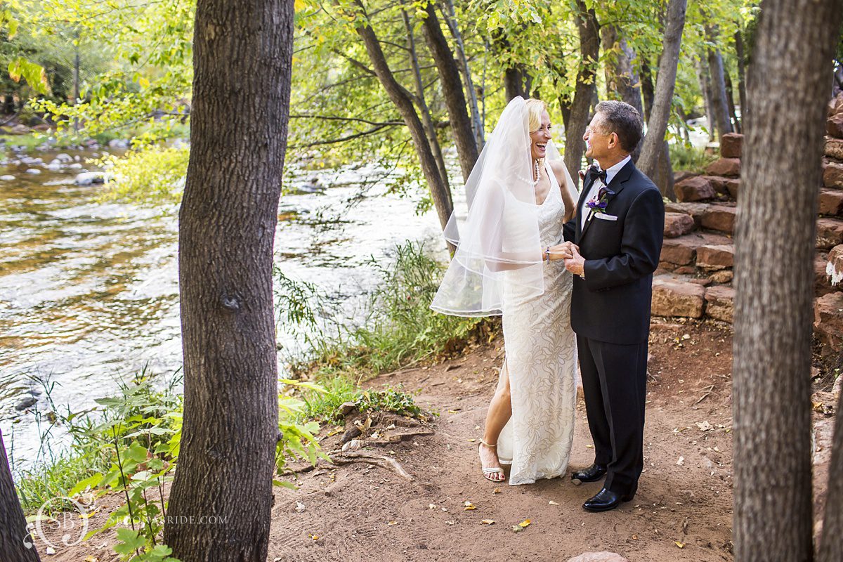 Sedona chapel wedding ~ Anita and Armand's wedding in Sedona - sharing their excitement before their Sedona wedding