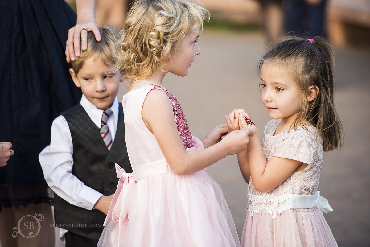 Sedona chapel wedding ~ Anita and Armand's wedding in Sedona - The kids at this wedding were so cute!