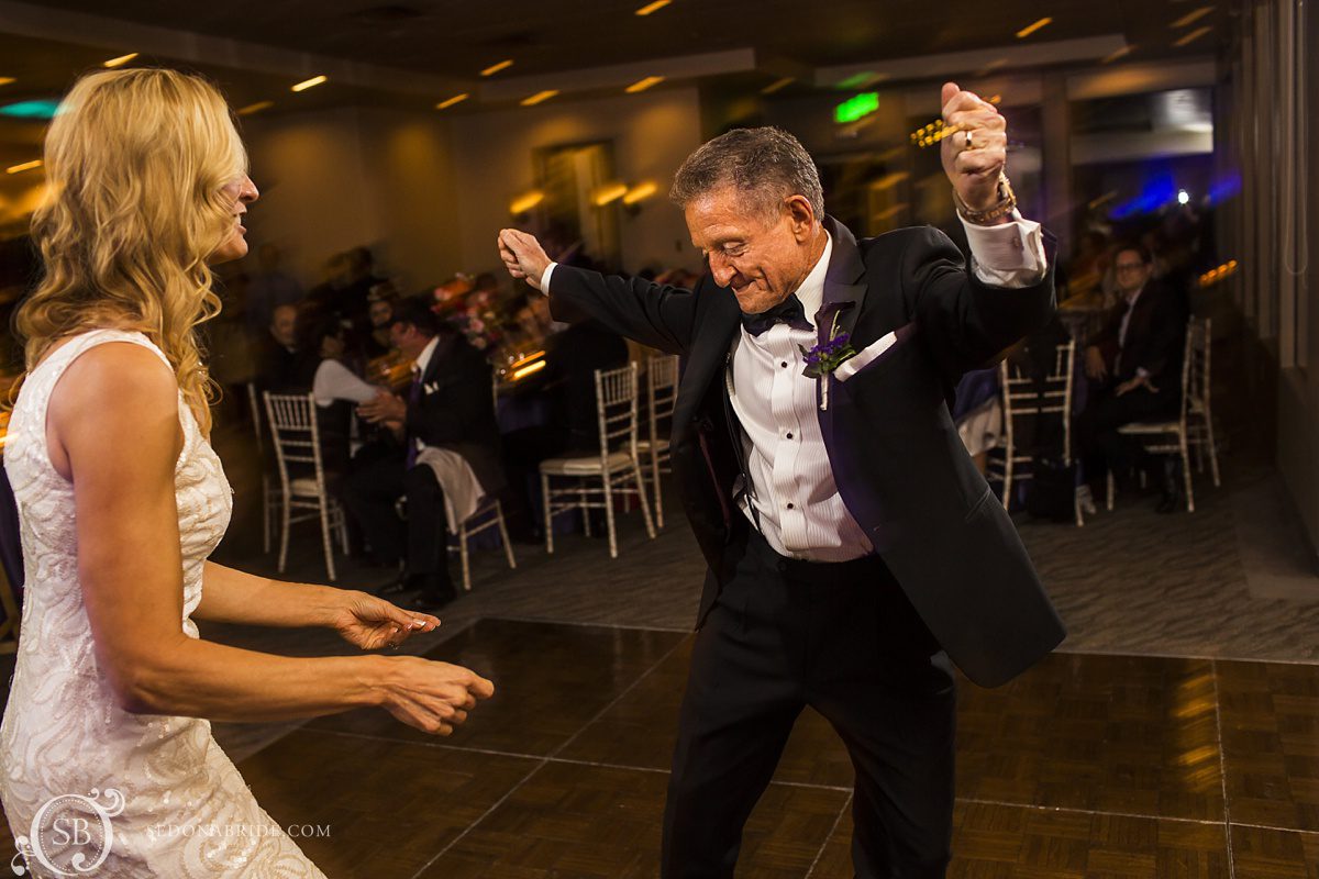 Sedona chapel wedding ~ Anita and Armand's wedding in Sedona - They had so much fun during their first dance!