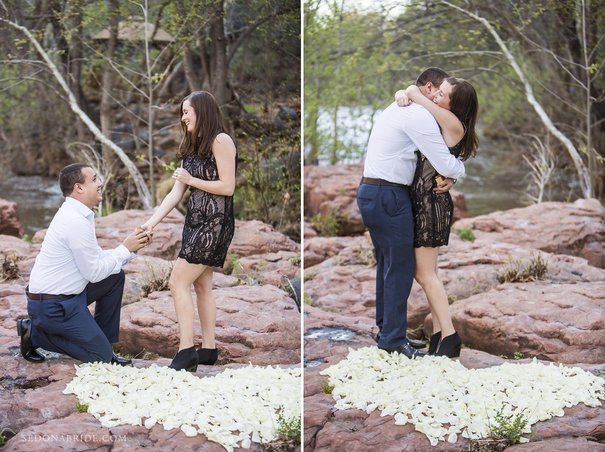 surprise proposal in Sedona