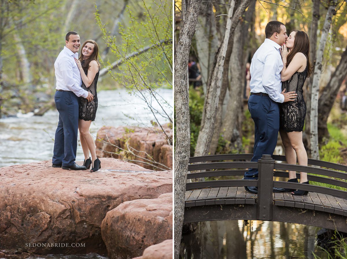 Sedona Wedding Proposal at L'Auberge de Sedona along Oak Creek - Sedona Bride