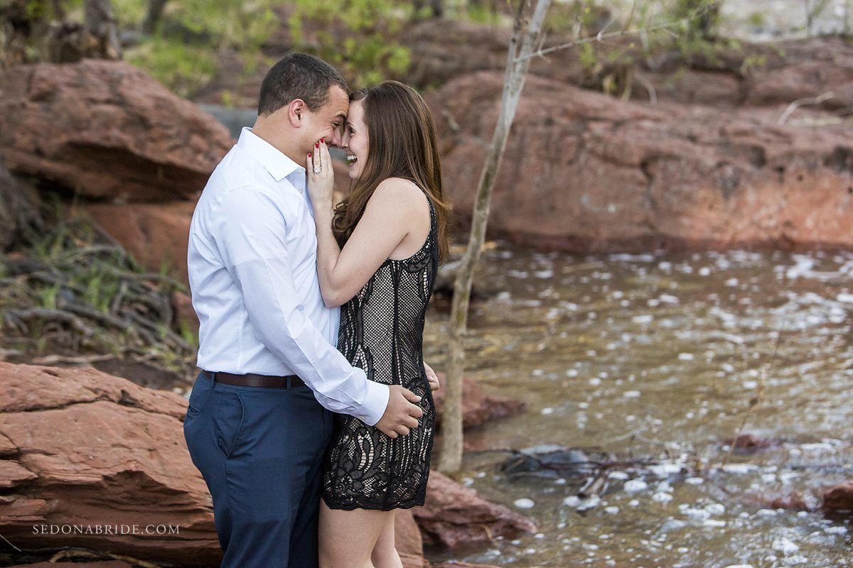 Sedona Wedding Proposal at L'Auberge de Sedona along Oak Creek - Sedona Bride