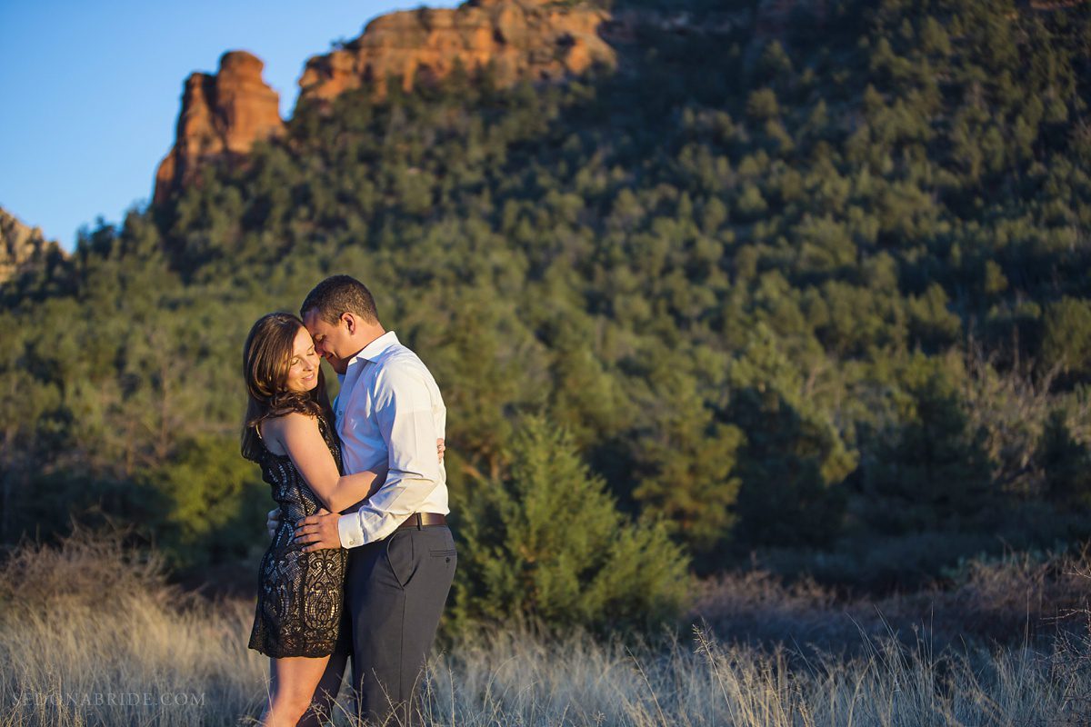 Sedona Wedding Proposal in the Red Rocks near Snoopy Rock - Sedona Bride