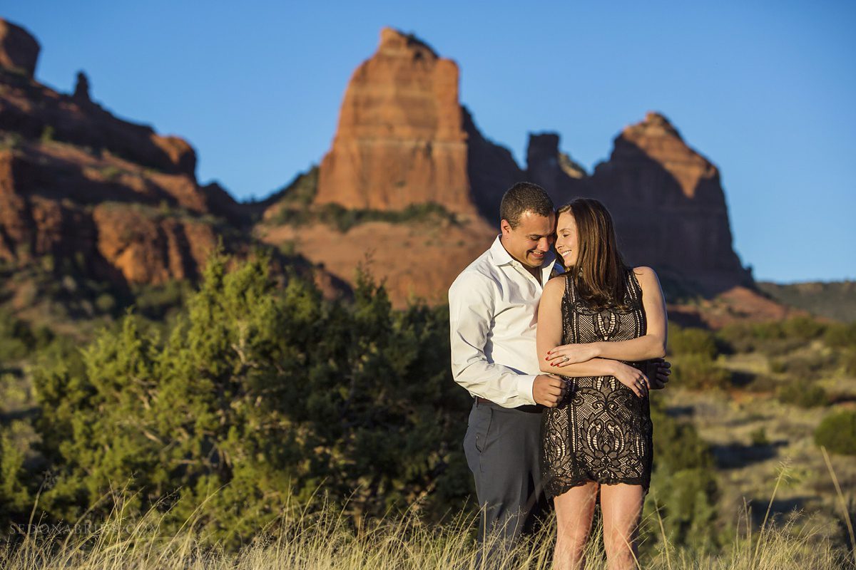 Sedona Wedding Proposal in the Red Rocks near Snoopy Rock - Sedona Bride