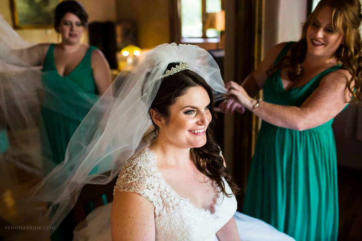 Sedona Wedding Preparation at El Portal Lodge