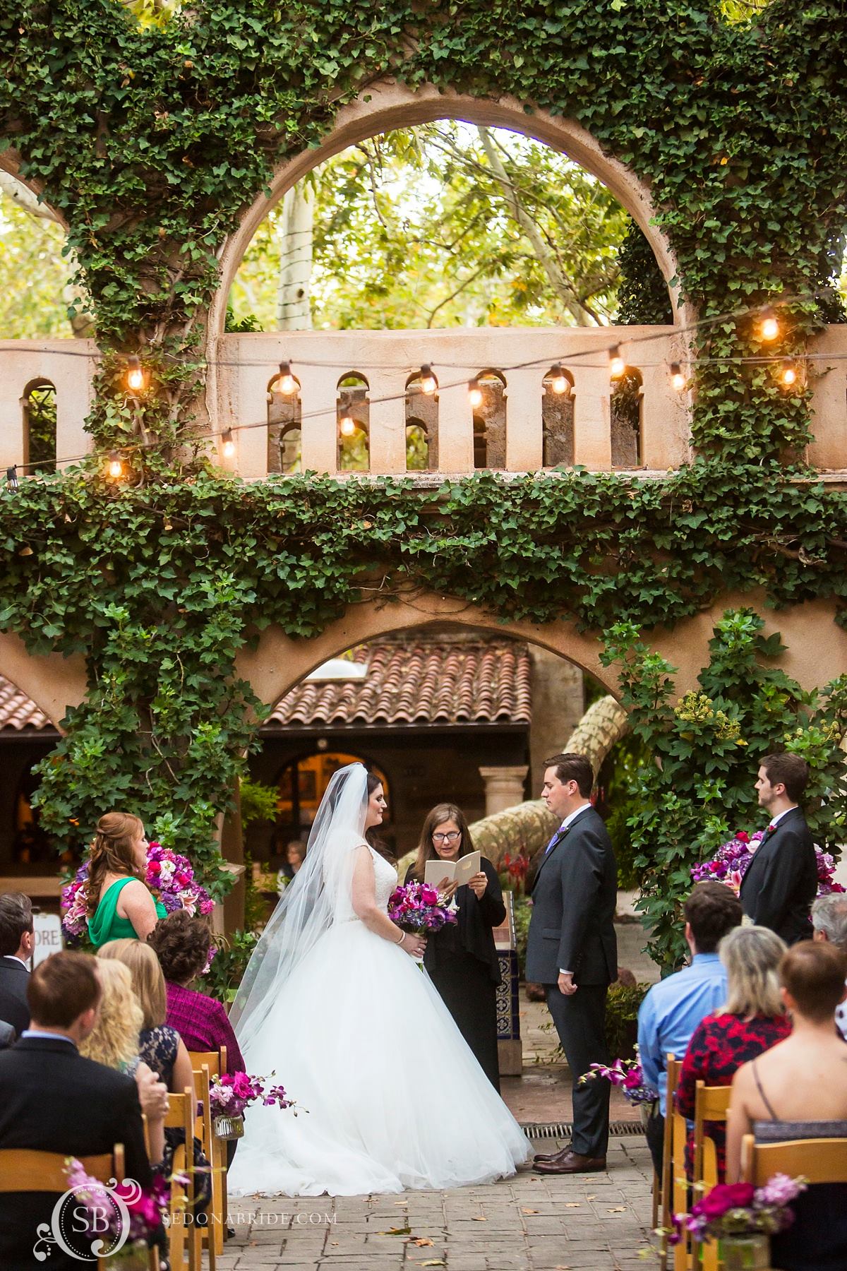 Sedona Wedding Ceremony at Tlaquepaque