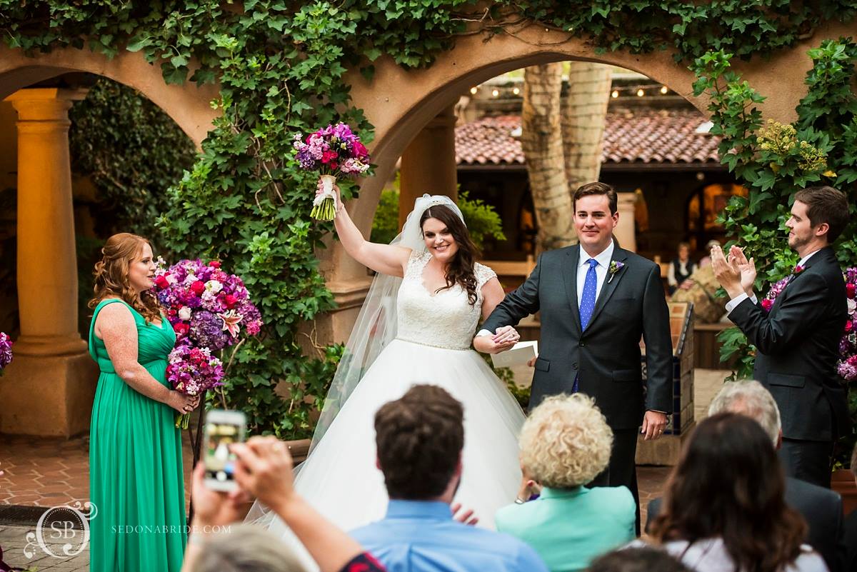 Sedona Wedding Ceremony at Tlaquepaque