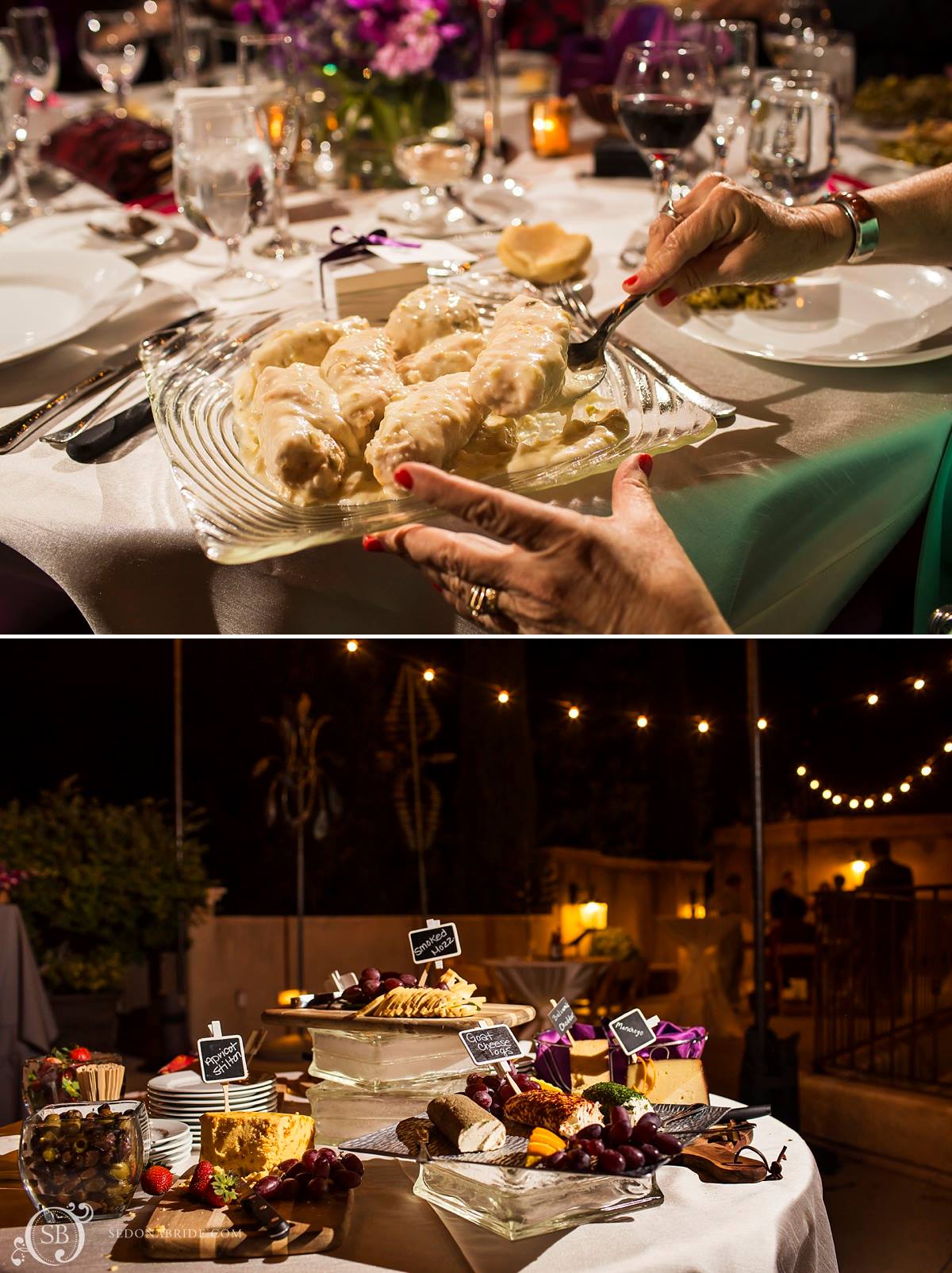 Sedona Wedding Reception at Tlaquepaque Patio de Las Campanas