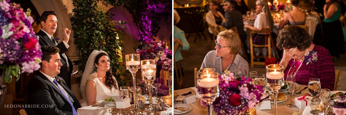 Sedona Wedding Reception at Tlaquepaque Patio de Las Campanas