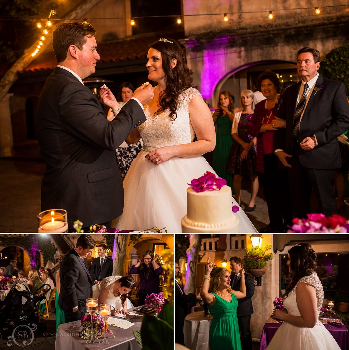 Sedona Wedding Reception at Tlaquepaque Patio de Las Campanas