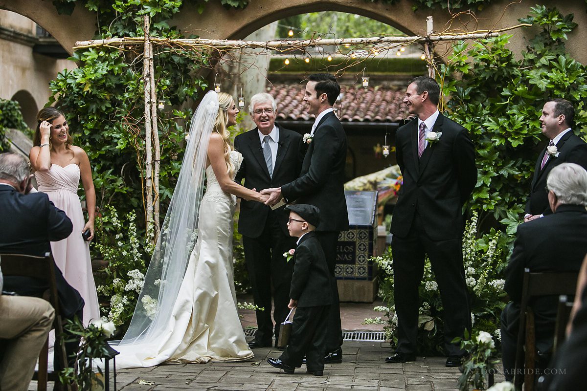 Tlaquepaque Wedding Ceremony at the Patio de las Campanas at Sedona