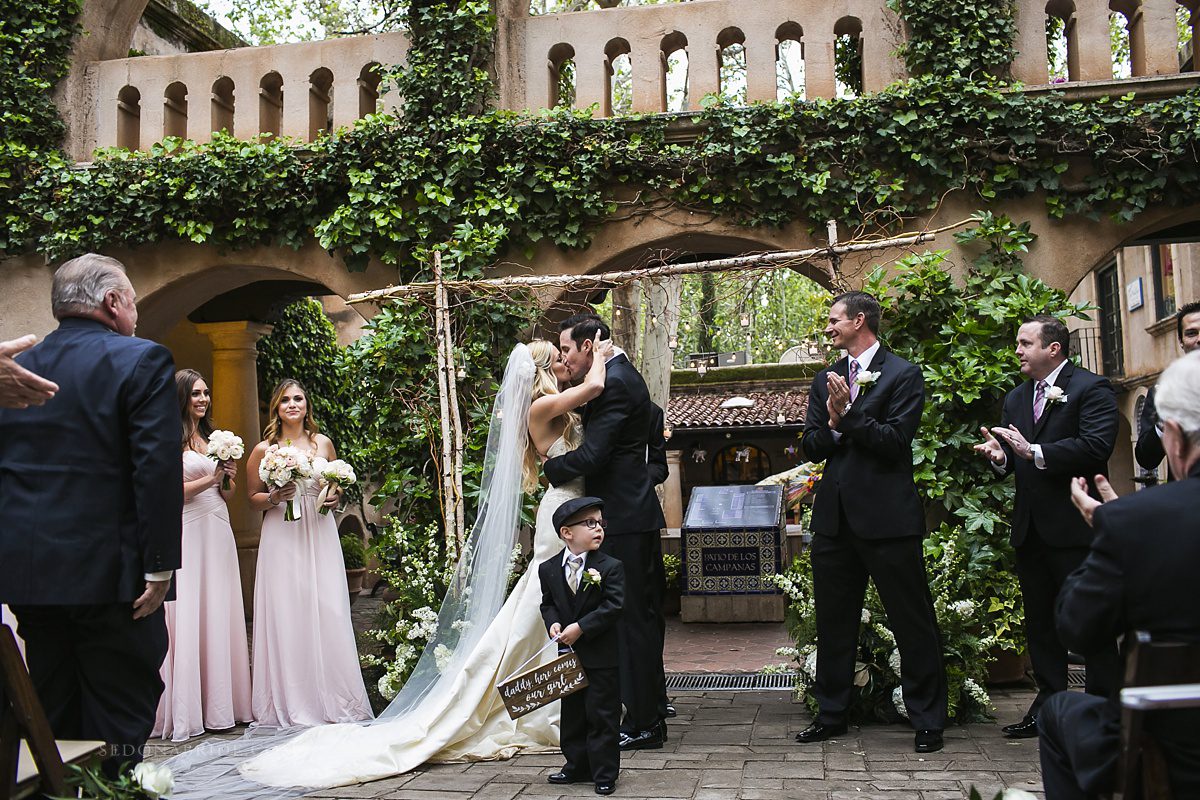 Tlaquepaque Wedding Ceremony at the Patio de las Campanas at Sedona