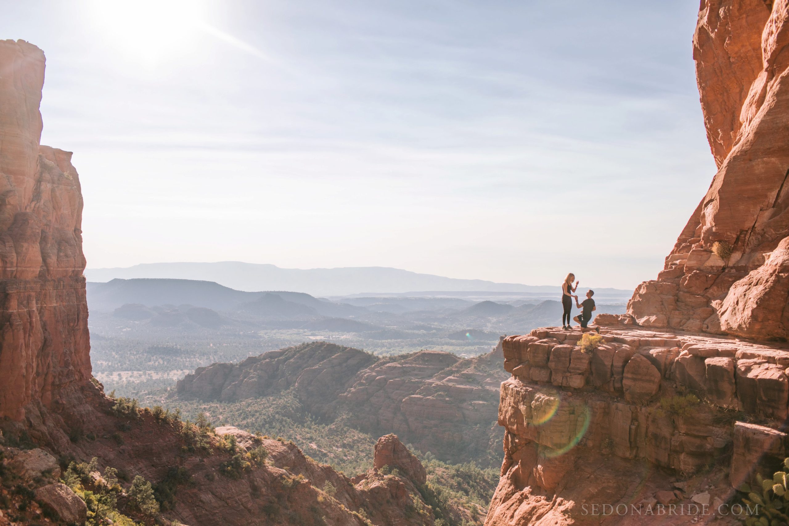 Cathedral Rock surprise proposal