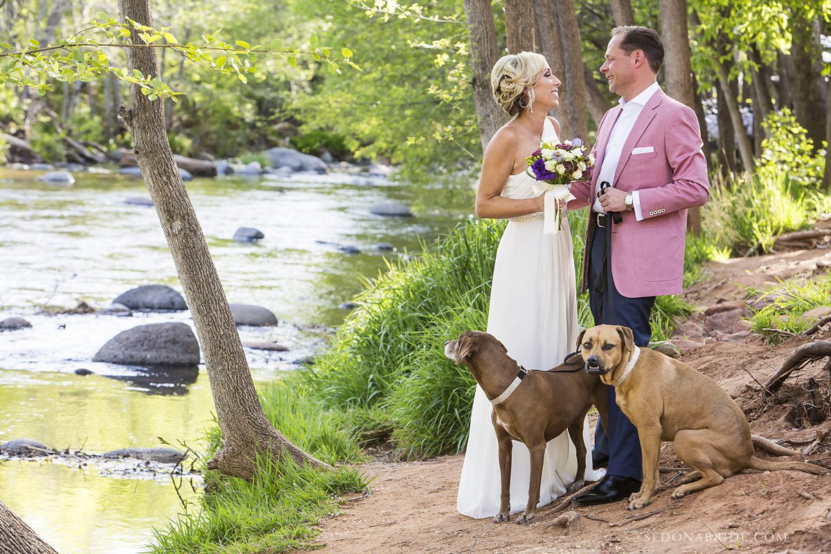 lauberge sedona wedding photography on Oak Creek by Sedona Bride - Romantic Portraits on Oak Creek