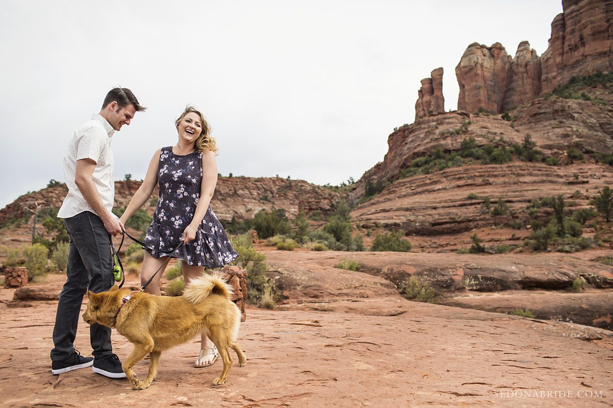 Cathedral Rock Sedona Engagement Session by Sedona Bride Arizona wedding photography