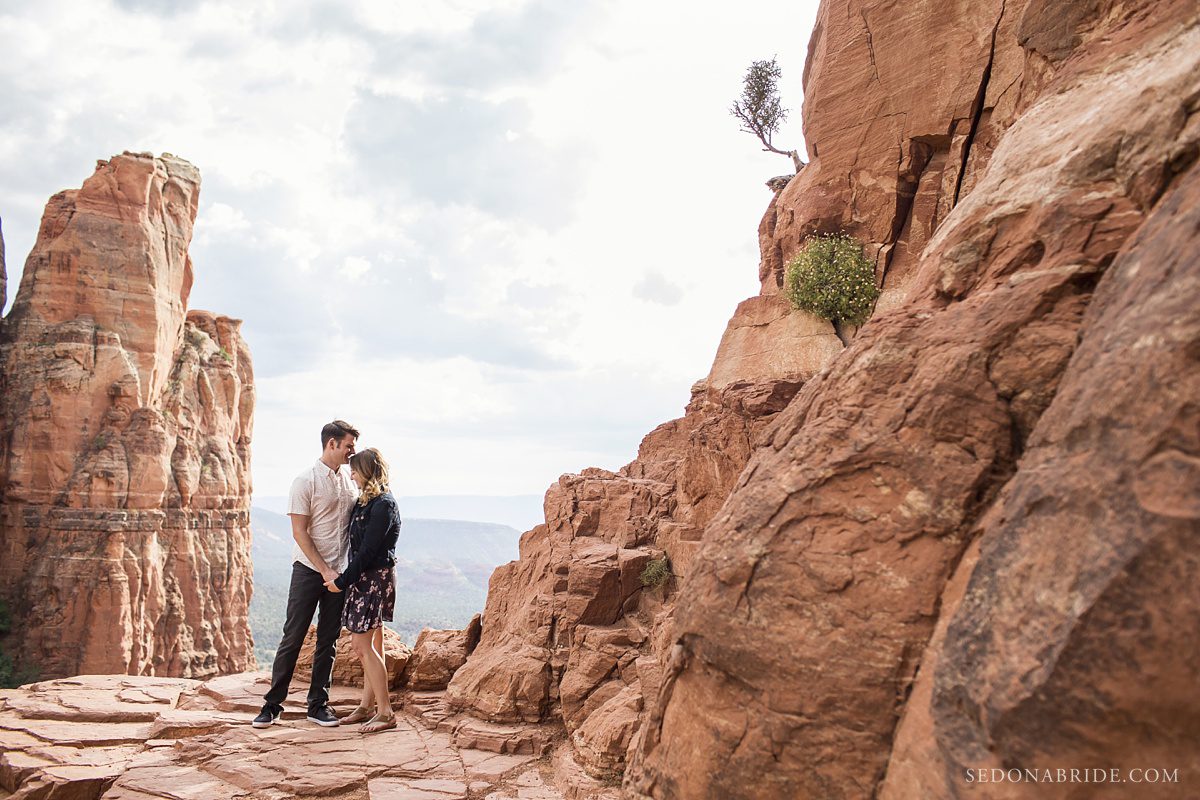 Cathedral Rock Sedona Engagement Session by Sedona Bride wedding photography