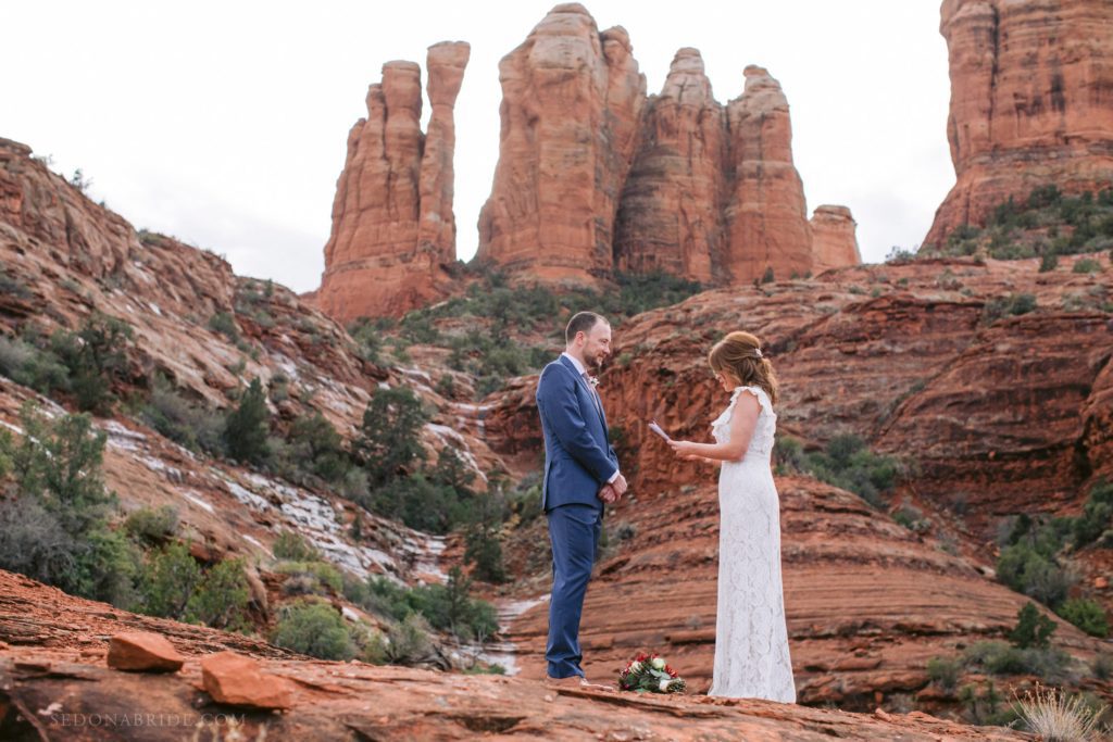 Cathedral Rock elopement photo