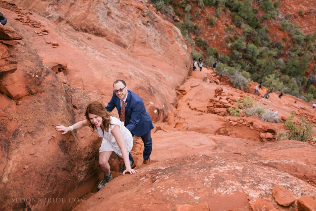Cathedral Rock elopement in Sedona